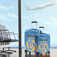 Anguilla Football Luggage Cover Come On Soccer Dolphins