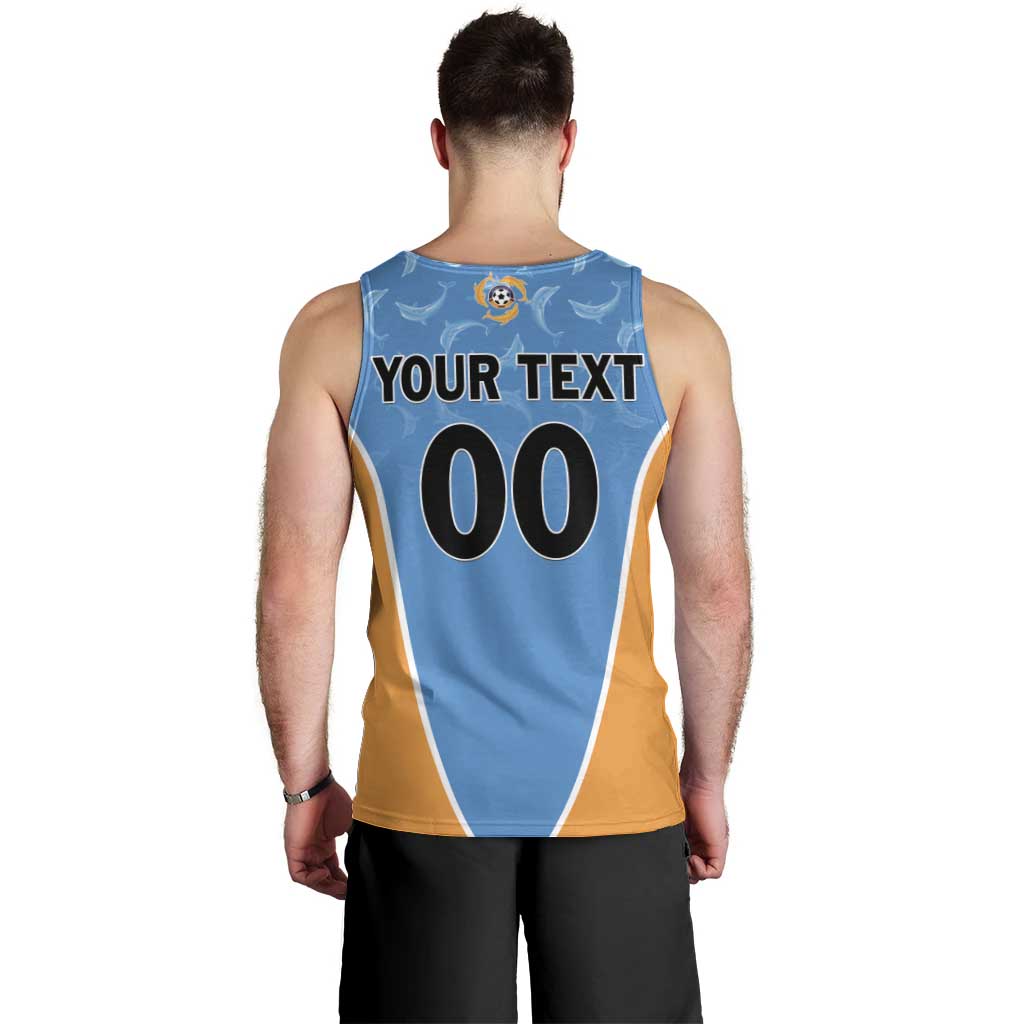 Custom Anguilla Football Men Tank Top Come On Soccer Dolphins