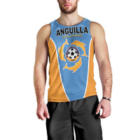 Custom Anguilla Football Men Tank Top Come On Soccer Dolphins