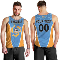 Custom Anguilla Football Men Tank Top Come On Soccer Dolphins