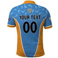 Custom Anguilla Football Polo Shirt Come On Soccer Dolphins