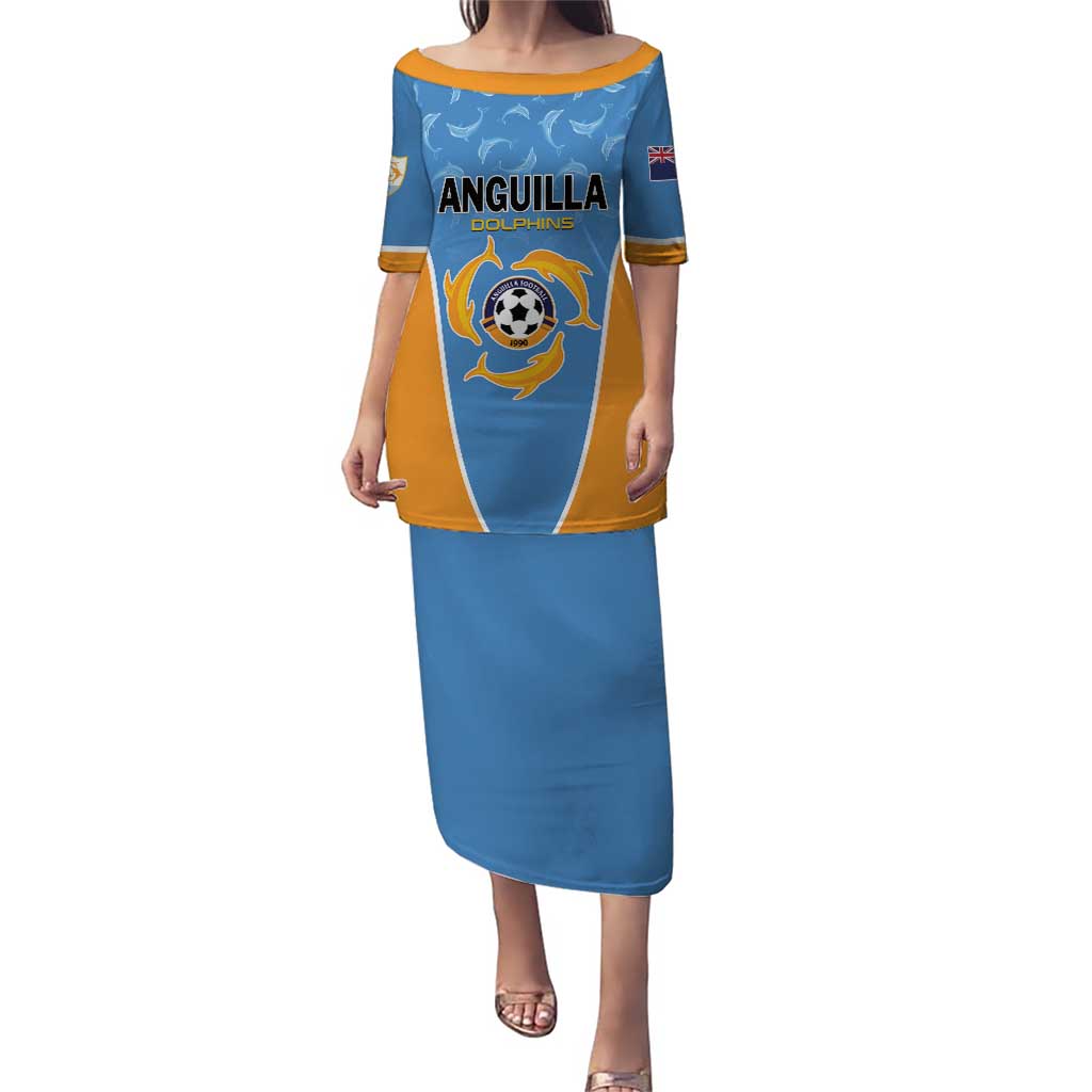 Custom Anguilla Football Puletasi Come On Soccer Dolphins