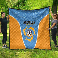 Anguilla Football Quilt Come On Soccer Dolphins