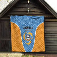 Anguilla Football Quilt Come On Soccer Dolphins