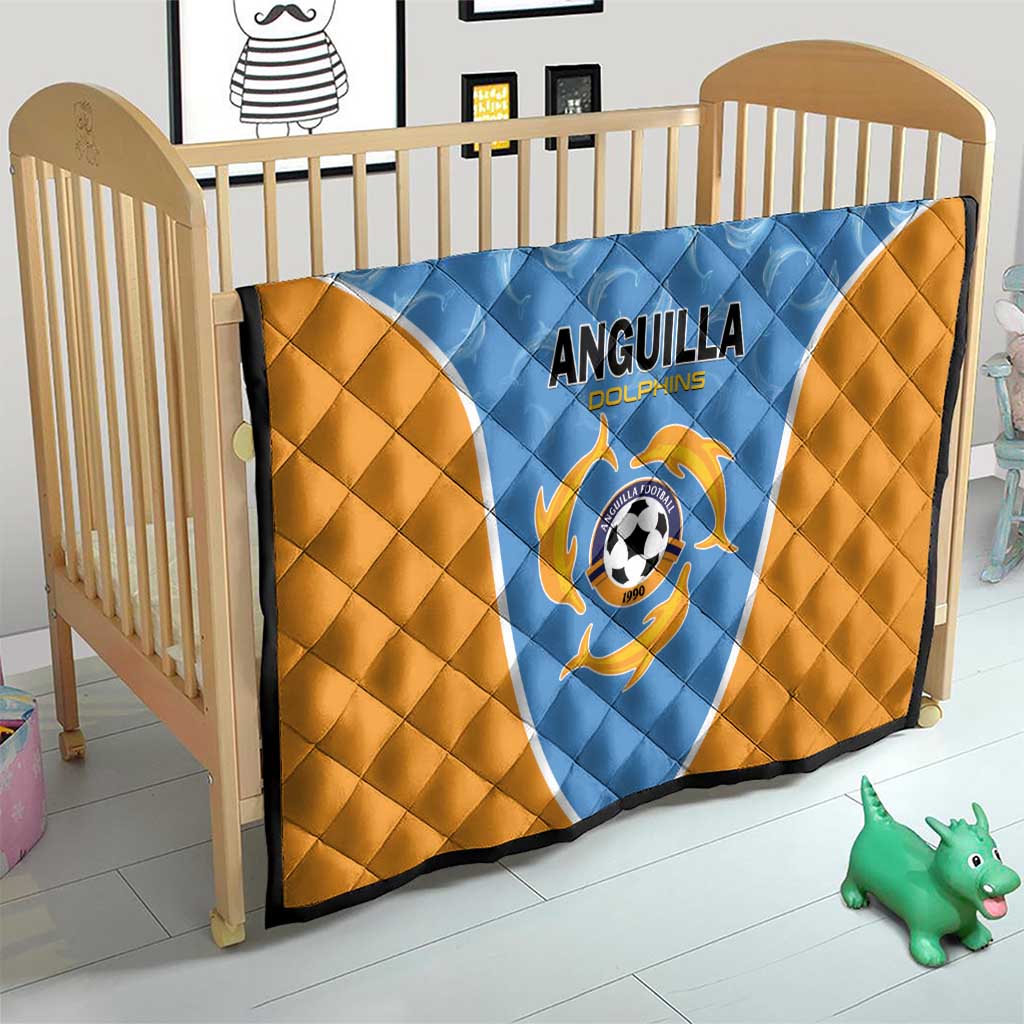 Anguilla Football Quilt Come On Soccer Dolphins