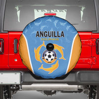 Anguilla Football Spare Tire Cover Come On Soccer Dolphins