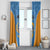 Anguilla Football Window Curtain Come On Soccer Dolphins
