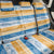 Anguilla Dolphins Pattern Back Car Seat Cover Orange And Blue