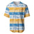 Anguilla Dolphins Pattern Baseball Jersey Orange And Blue