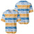 Anguilla Dolphins Pattern Baseball Jersey Orange And Blue