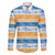 Anguilla Dolphins Pattern Family Matching Long Sleeve Bodycon Dress and Hawaiian Shirt Orange And Blue