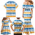Anguilla Dolphins Pattern Family Matching Mermaid Dress and Hawaiian Shirt Orange And Blue