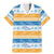 Anguilla Dolphins Pattern Family Matching Mermaid Dress and Hawaiian Shirt Orange And Blue