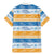 Anguilla Dolphins Pattern Family Matching Mermaid Dress and Hawaiian Shirt Orange And Blue