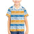 Anguilla Dolphins Pattern Family Matching Mermaid Dress and Hawaiian Shirt Orange And Blue