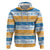 Anguilla Dolphins Pattern Hoodie Orange And Blue
