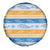 Anguilla Dolphins Pattern Spare Tire Cover Orange And Blue