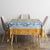 Anguilla Dolphins Pattern Tablecloth Orange And Blue