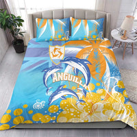 Anguilla 3 Dolphins Bedding Set Summer Stylized