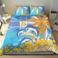 Anguilla 3 Dolphins Bedding Set Summer Stylized