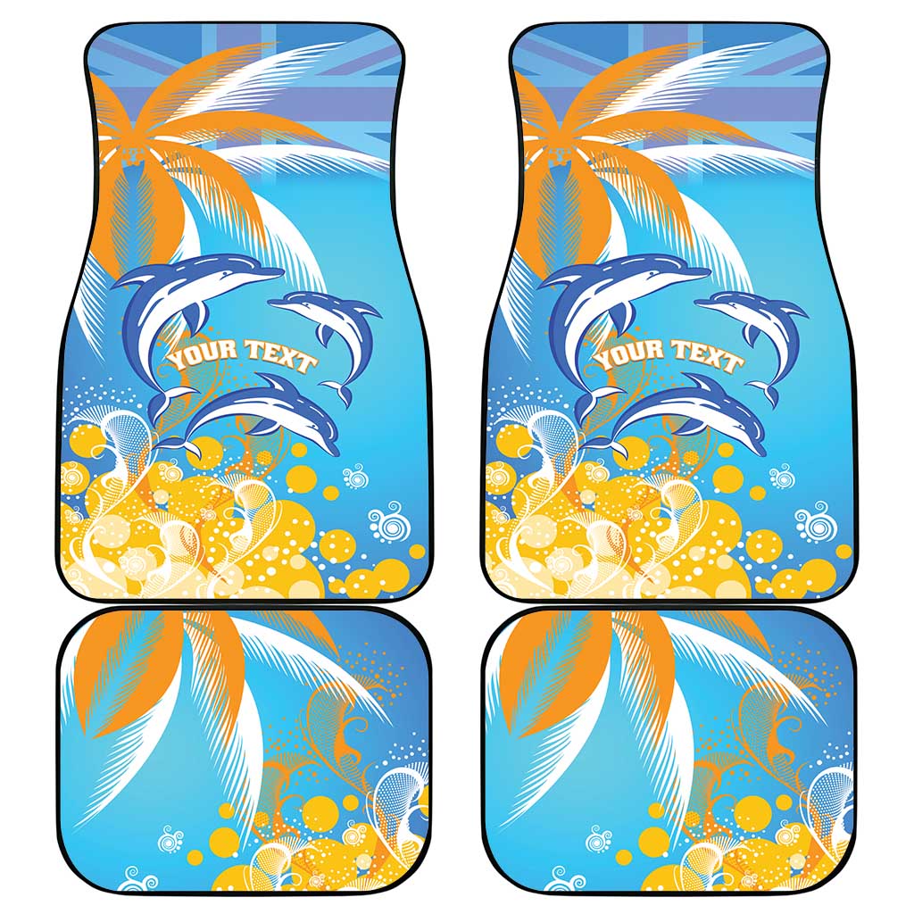 Anguilla 3 Dolphins Car Mats Summer Stylized