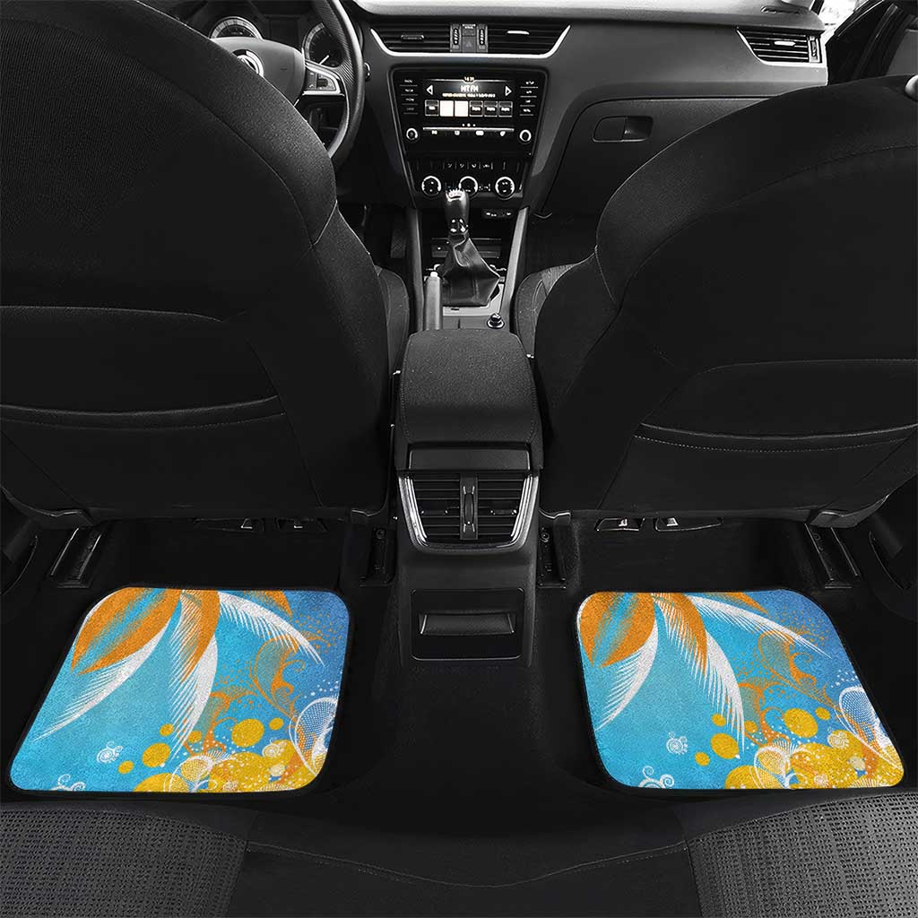 Anguilla 3 Dolphins Car Mats Summer Stylized