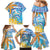 Personalised Anguilla 3 Dolphins Family Matching Mermaid Dress and Hawaiian Shirt Summer Stylized