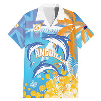 Personalised Anguilla 3 Dolphins Family Matching Mermaid Dress and Hawaiian Shirt Summer Stylized