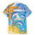 Personalised Anguilla 3 Dolphins Family Matching Mermaid Dress and Hawaiian Shirt Summer Stylized