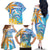 Personalised Anguilla 3 Dolphins Family Matching Off The Shoulder Long Sleeve Dress and Hawaiian Shirt Summer Stylized