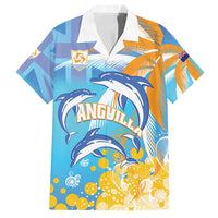Personalised Anguilla 3 Dolphins Family Matching Puletasi and Hawaiian Shirt Summer Stylized
