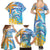 Personalised Anguilla 3 Dolphins Family Matching Summer Maxi Dress and Hawaiian Shirt Summer Stylized