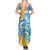 Personalised Anguilla 3 Dolphins Family Matching Summer Maxi Dress and Hawaiian Shirt Summer Stylized