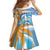 Personalised Anguilla 3 Dolphins Family Matching Tank Maxi Dress and Hawaiian Shirt Summer Stylized