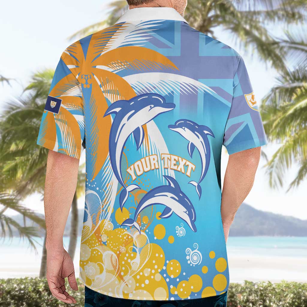 Personalised Anguilla 3 Dolphins Hawaiian Shirt Summer Stylized
