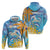 Personalised Anguilla 3 Dolphins Hoodie Summer Stylized