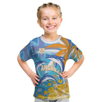 Personalised Anguilla 3 Dolphins Kid T Shirt Summer Stylized