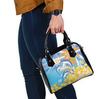 Anguilla 3 Dolphins Shoulder Handbag Summer Stylized