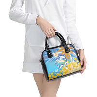Anguilla 3 Dolphins Shoulder Handbag Summer Stylized