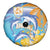 Anguilla 3 Dolphins Spare Tire Cover Summer Stylized