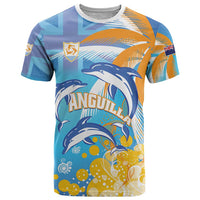 Personalised Anguilla 3 Dolphins T Shirt Summer Stylized
