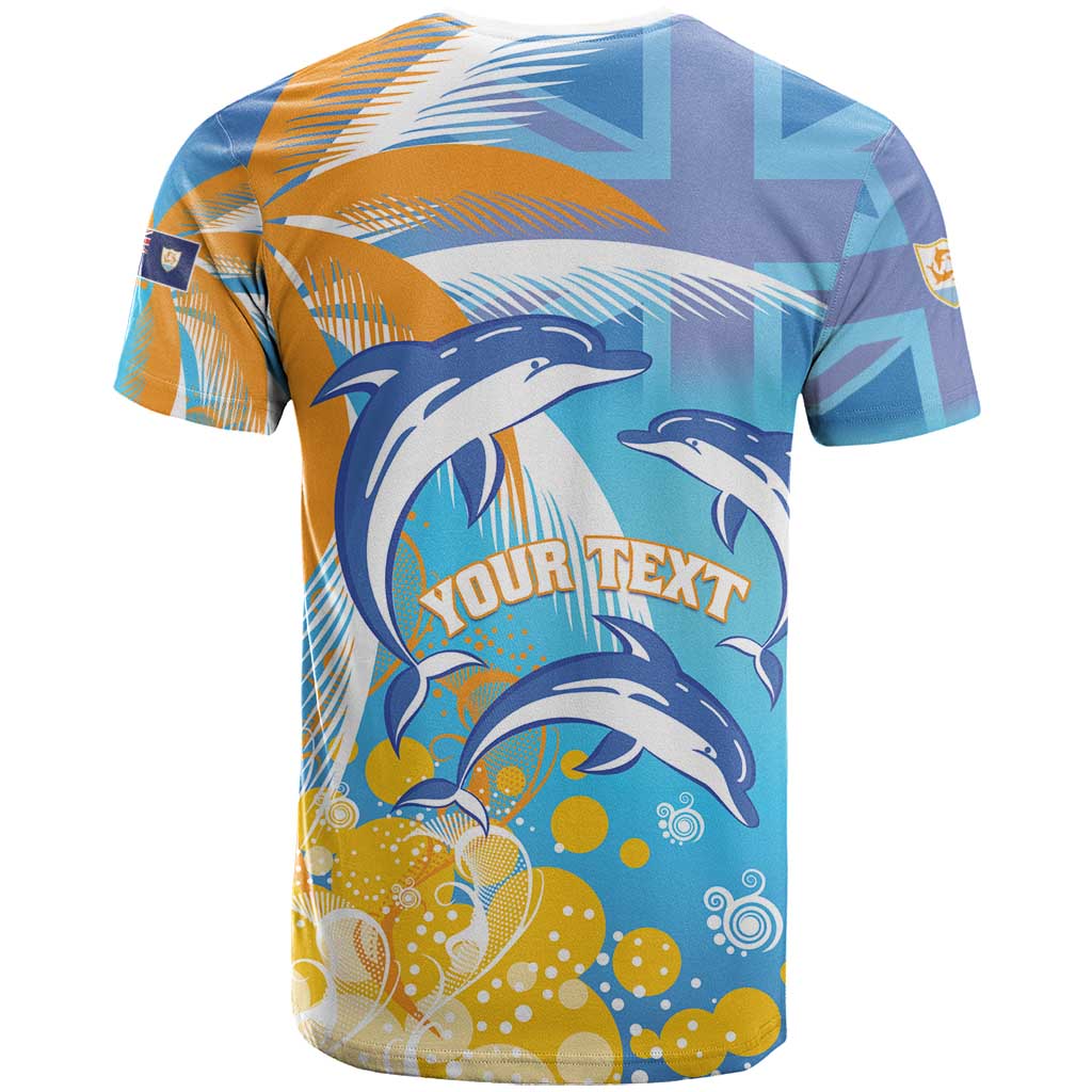 Personalised Anguilla 3 Dolphins T Shirt Summer Stylized