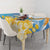 Anguilla 3 Dolphins Tablecloth Summer Stylized