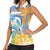 Personalised Anguilla 3 Dolphins Women Sleeveless Polo Shirt Summer Stylized