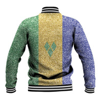 Saint Vincent and the Grenadines Vincy Mas Baseball Jacket SVG Glitter Color Style - Wonder Print Shop