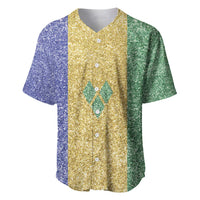 Saint Vincent and the Grenadines Vincy Mas Baseball Jersey SVG Glitter Color Style - Wonder Print Shop