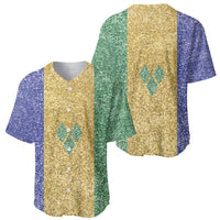 Saint Vincent and the Grenadines Vincy Mas Baseball Jersey SVG Glitter Color Style - Wonder Print Shop