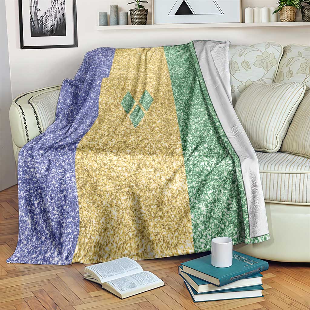 Saint Vincent and the Grenadines Vincy Mas Blanket SVG Glitter Color Style - Wonder Print Shop