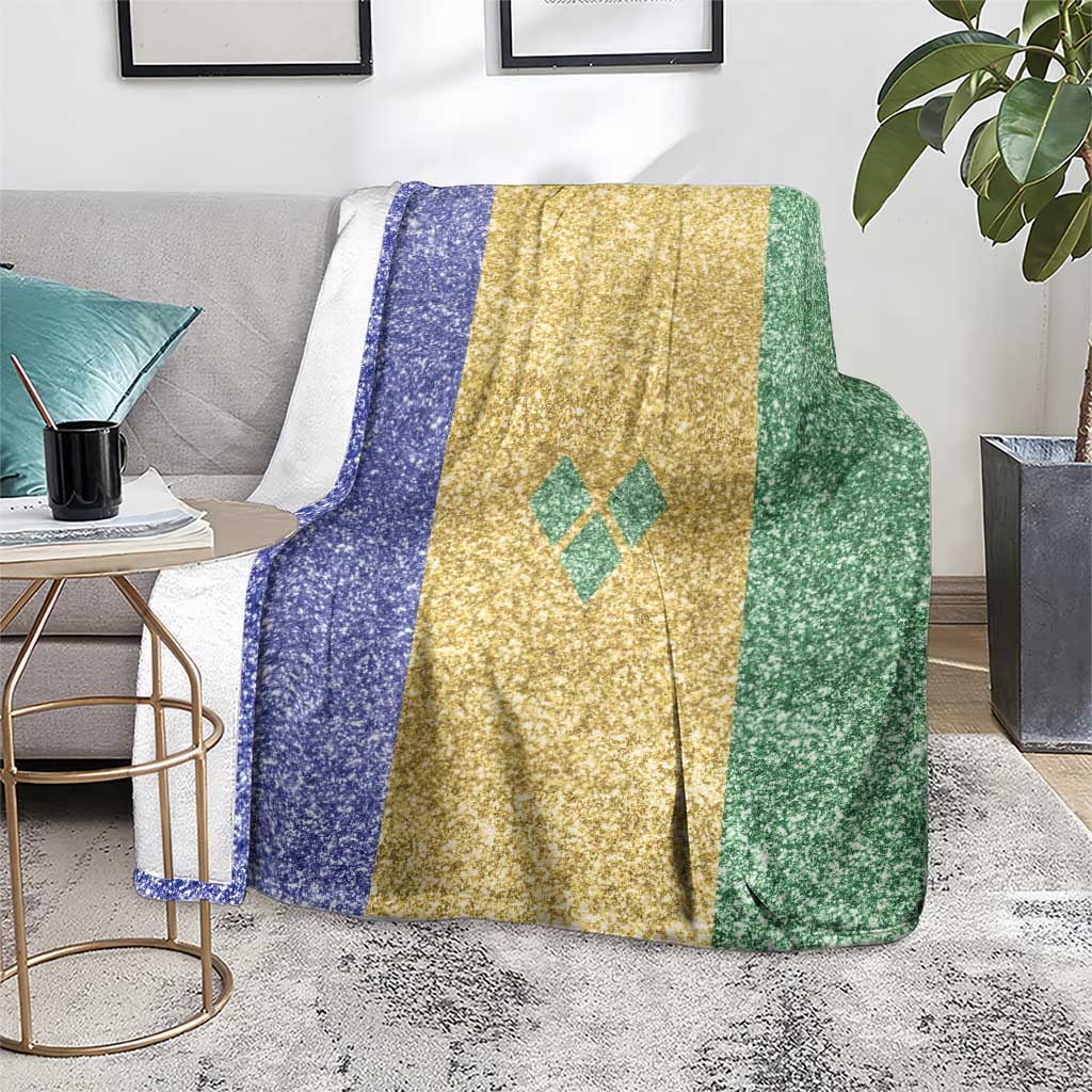 Saint Vincent and the Grenadines Vincy Mas Blanket SVG Glitter Color Style - Wonder Print Shop