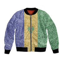 Saint Vincent and the Grenadines Vincy Mas Bomber Jacket SVG Glitter Color Style - Wonder Print Shop